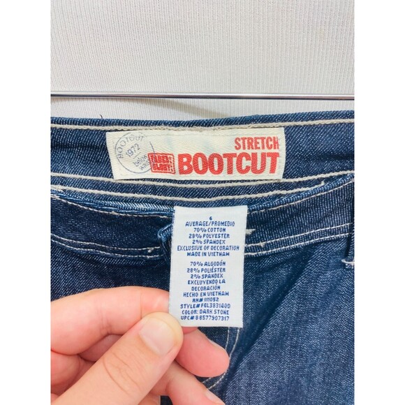 Faded Glory Women's Bootcut Jean's Blue Denim 5 Pocket Stretch Size 6 X 33 - Picture 6 of 6